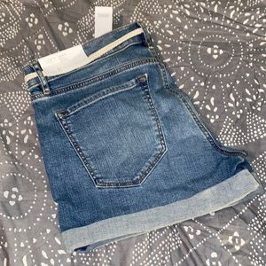 LOFT denim roll short